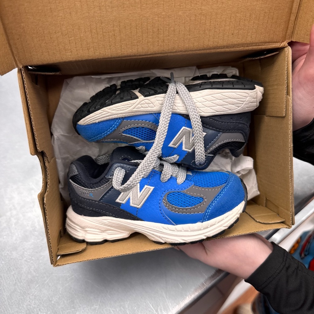 New Balance Kids Sneakers in Blue and Black